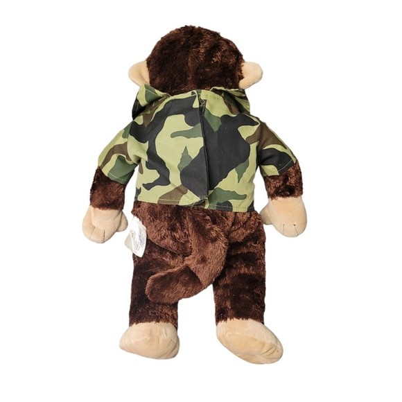 BUILD A BEAR Brown & Tan Monkey Plush Chimp Stuffed Animal BAB Toy 18" - Picture 2 of 3